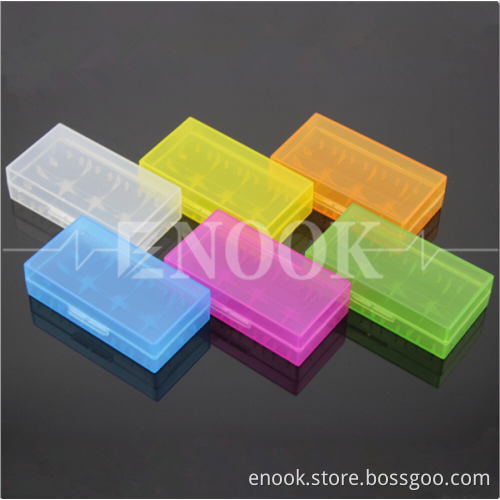 Wholesale plastic portable E-cig 18650 Battery Case